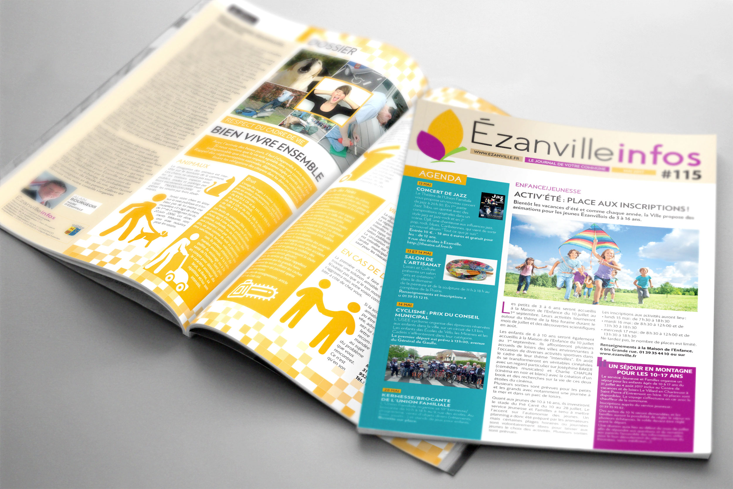 Magazine municipal « Ézanville infos »